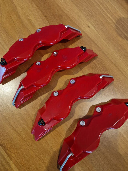 SET 4X COVER COPRI PINZE FRENI ROSSO ADATTI PER ALFA ROMEO GIULIETA