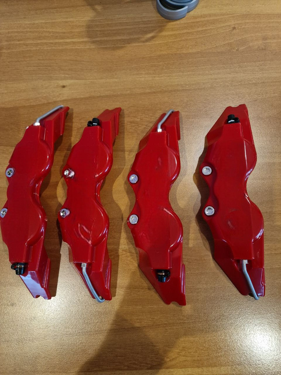 SET 4X COVER COPRI PINZE FRENI ROSSO ADATTI PER ALFA ROMEO GIULIETA