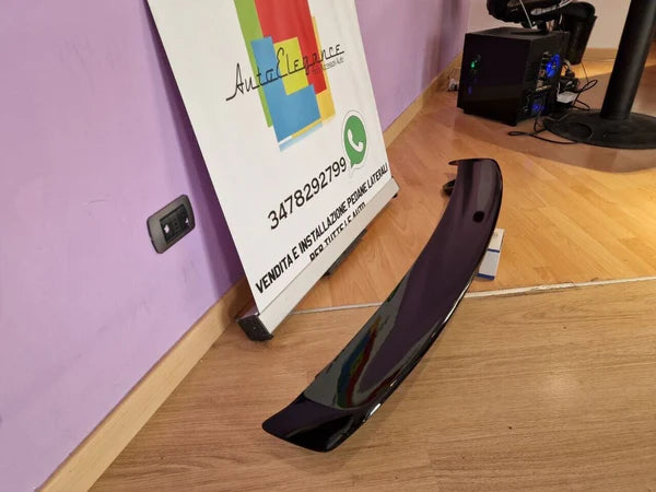 MERCEDES CLA W117 C117 SPOILER POSTERIORE ALETTONE COFANO ABS NERO LUCIDO
