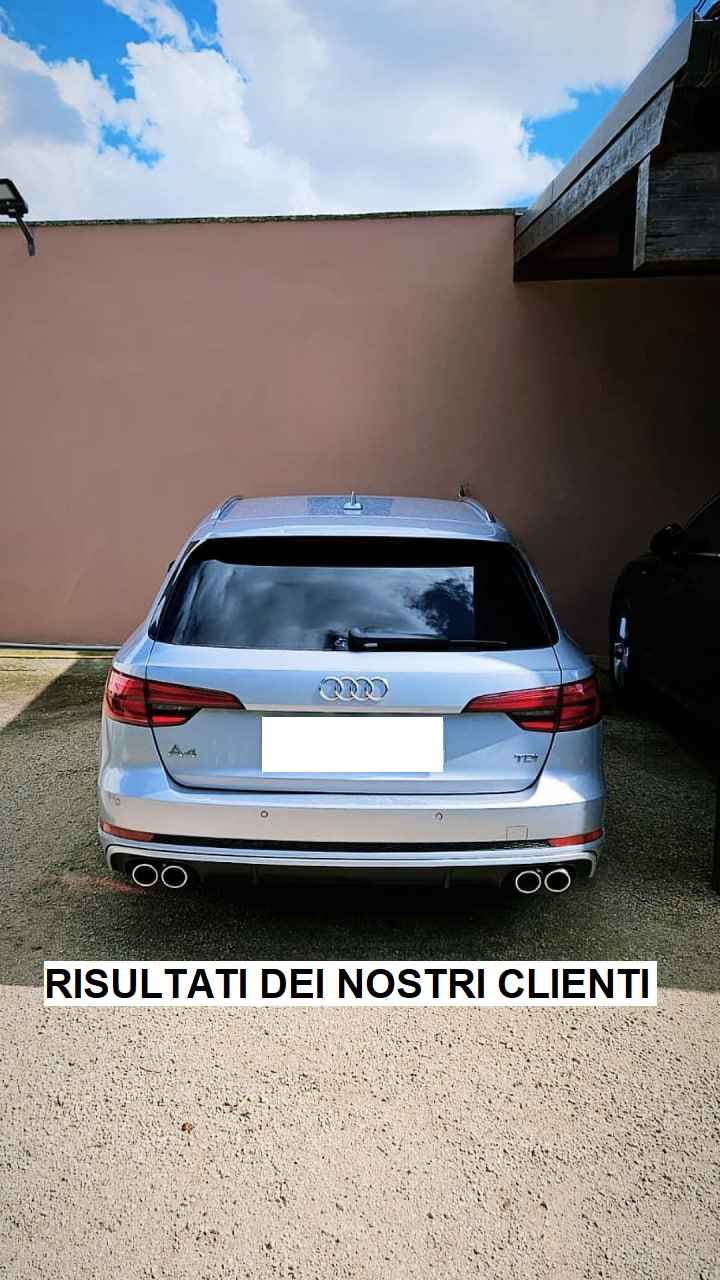 AUDI A4 B9 8W 2015-2018 SOTTO PARAURTI ABS DIFFUSORE POSTERIORE S4 PER SLINE