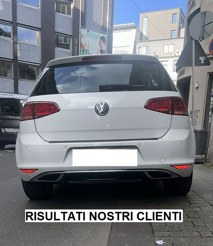 ✨0138 DIFFUSORE ADATTO PER VW GOLF 7 2012-2016 LOOK R DESIGN SPORTIVO✨