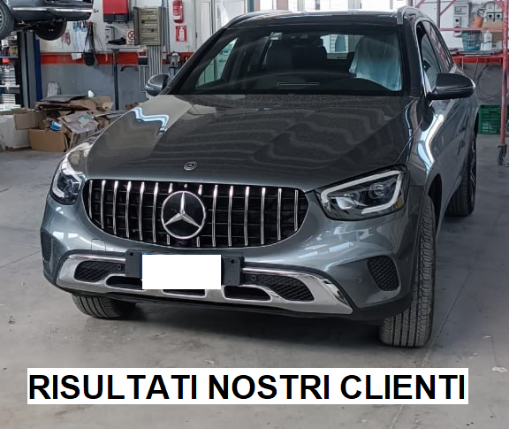 GRIGLIA ADATTA PER MERCEDES GLC NERA X253 C253 LIFT AMG 2020-2022 LOOK GT