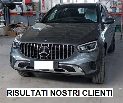GRIGLIA ADATTA PER MERCEDES GLC NERA X253 C253 LIFT AMG 2020-2022 LOOK GT