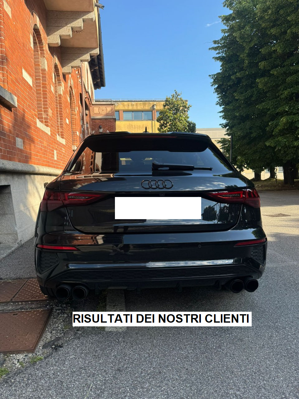 DIFFUSORE A3 8Y 2020+ SPORTBACK LOOK S3 PER PARAURTI SLINE