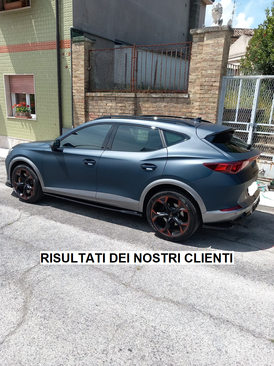 SPLITTER ADATTO PER CUPRA FORMENTOR 2020+ NERO LUCIDO DESIGN SPORTIVO