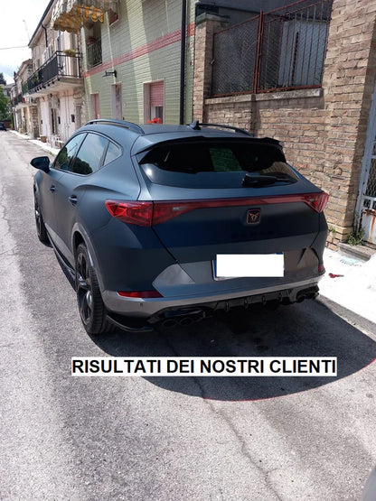 FLAP POSTERIORI ADATTI PER CUPRA FORMENTOR 2020+ NERO LUCIDO LOOK SPORTIVO