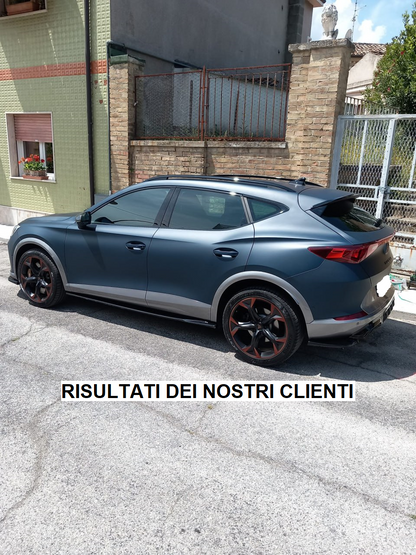 UNDER SKIRTS SUITABLE FOR CUPRA FORMENTOR 2020+ GLOSSY BLACK SPORTY LOOK