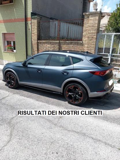 FLAP POSTERIORI ADATTI PER CUPRA FORMENTOR 2020+ NERO LUCIDO LOOK SPORTIVO