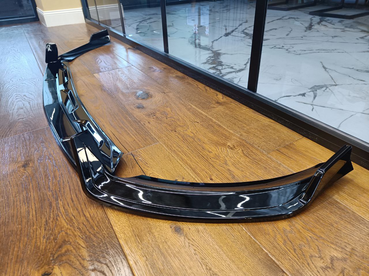 SPOILER LAMA SPLITTER SOTTOPARAURTI NERO LUCIDO MERCEDES GLE C167 W167 AMG LOOK
