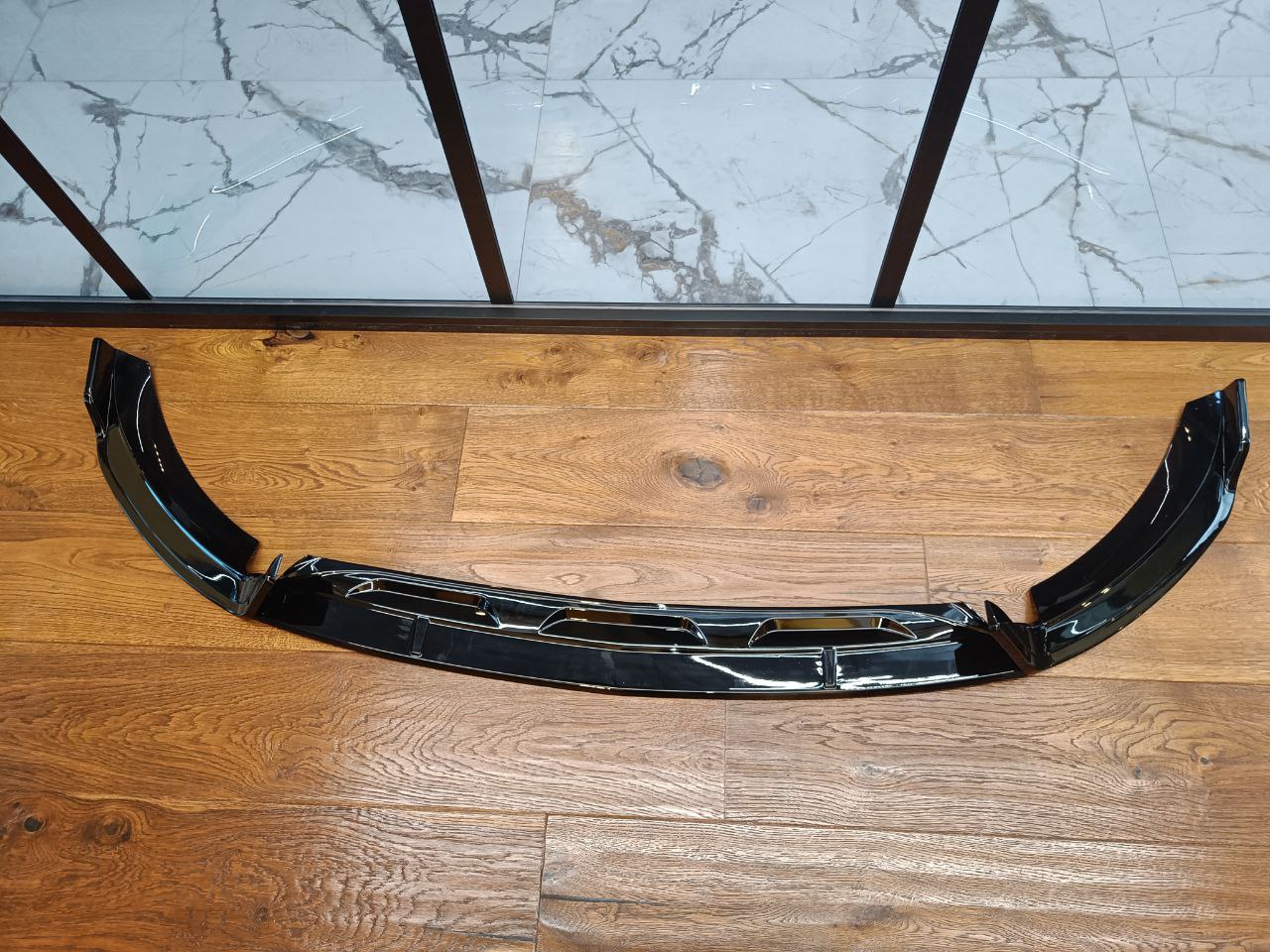 SPOILER LAMA SPLITTER SOTTOPARAURTI NERO LUCIDO MERCEDES GLE C167 W167 AMG LOOK