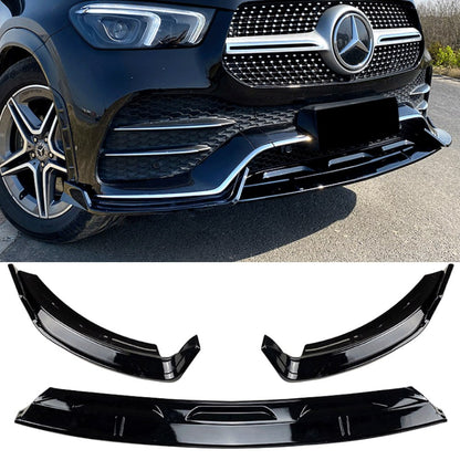 SPOILER LAMA SPLITTER SOTTOPARAURTI NERO LUCIDO MERCEDES GLE C167 W167 AMG LOOK