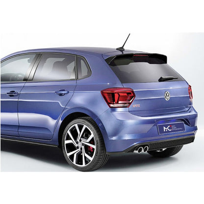 SPOILER ADATTO PER VW POLO AW1 LOOK GTI GTD RLINE LOOK NERO LUCIDO