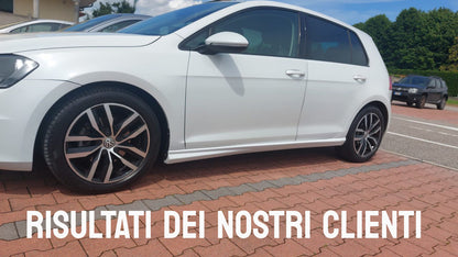 VW GOLF 7 VII 2012-2019 ABS SPORT SIDE SKIRTS UNDER DOOR TUNING 