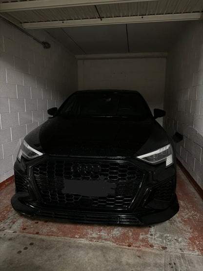 ✨SPLITTER ADATTO PER AUDI A3 8Y 2020+ SLINE NERO LUCIDO✨