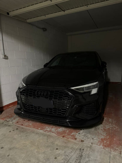 ✨SPLITTER ADATTO PER AUDI A3 8Y 2020+ SLINE NERO LUCIDO✨