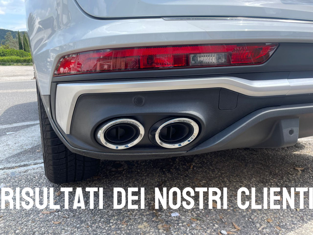 DIFFUSORE ADATTO PER AUDI Q5 SPORTBACK 2021-2022 LOOK SQ5