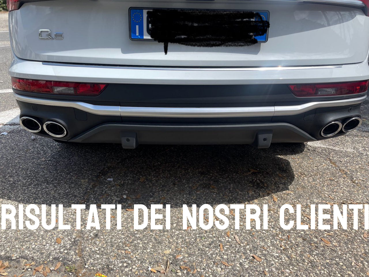 DIFFUSORE ADATTO PER AUDI Q5 SPORTBACK 2021-2022 LOOK SQ5