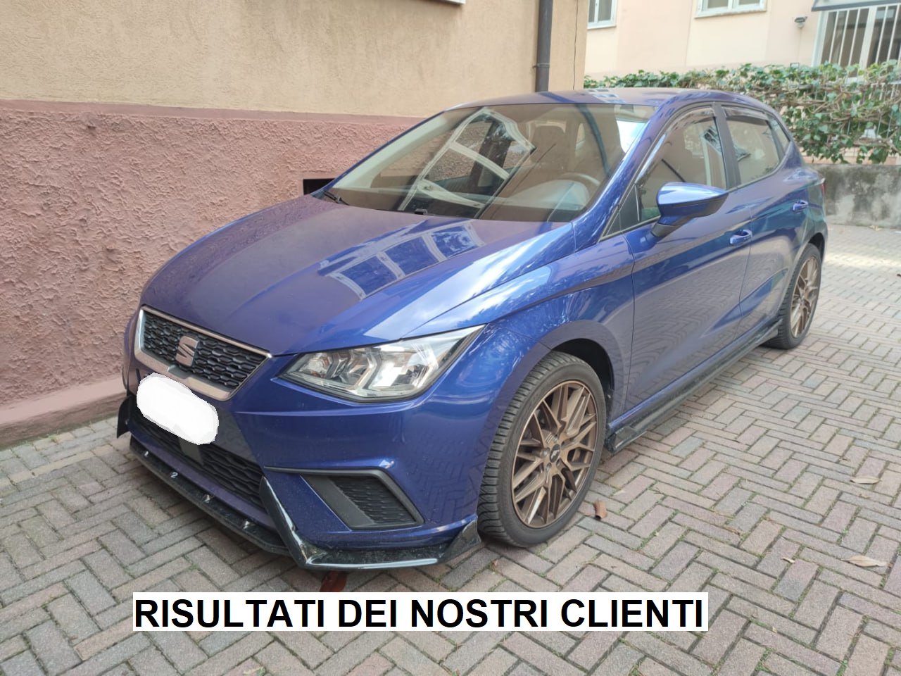 SEAT IBIZA V 2017+ SPOILER FR UNDER FRONT BUMPER ABS BLACK SPLITTER 0031