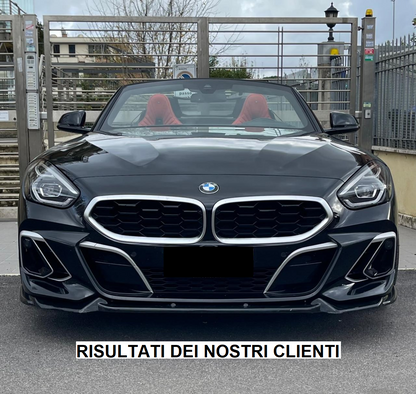 SPLITTER SUITABLE FOR BMW Z4 G29 2018+ M LOOK GLOSSY BLACK SPORTY DESIGN 