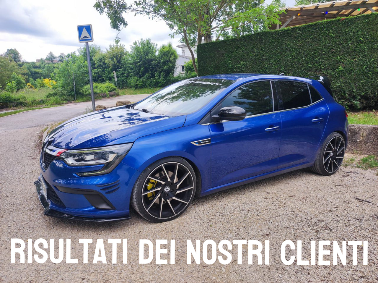 SPOILER TETTO ADATTO PER RENAULT MEGANE 4 IV STANDARD LOOK RS NERO LUCIDO