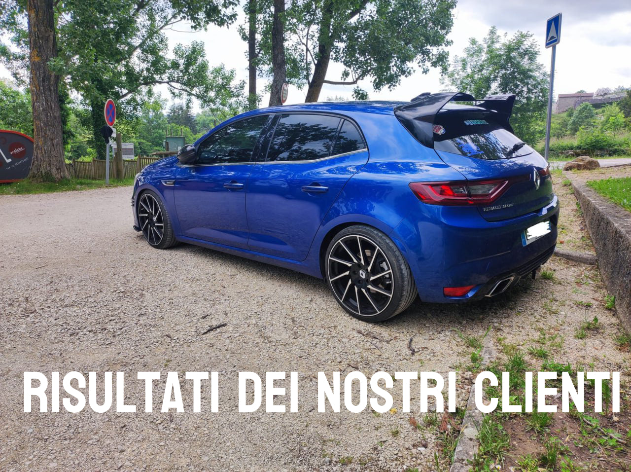 SPOILER TETTO ADATTO PER RENAULT MEGANE 4 IV STANDARD LOOK RS NERO LUCIDO