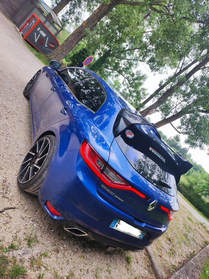 SPOILER TETTO ADATTO PER RENAULT MEGANE 4 IV STANDARD LOOK RS NERO LUCIDO