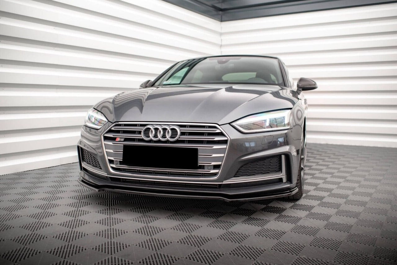 😍SPLITTER SUITABLE FOR AUDI A5 F5 2016-2019 SLINE S5 GLOSSY BLACK😍