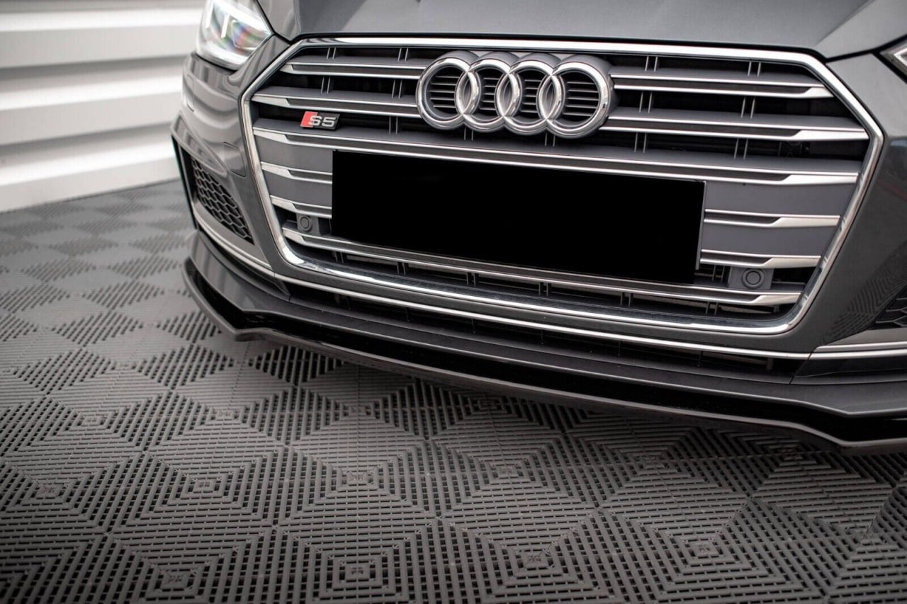 😍SPLITTER SUITABLE FOR AUDI A5 F5 2016-2019 SLINE S5 GLOSSY BLACK😍