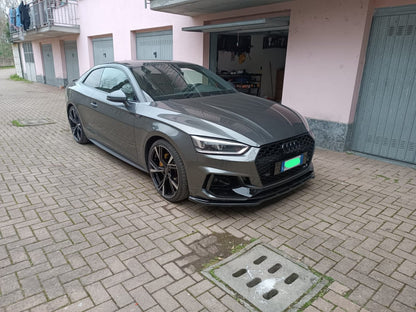 😍SPLITTER SUITABLE FOR AUDI A5 F5 2016-2019 SLINE S5 GLOSSY BLACK😍