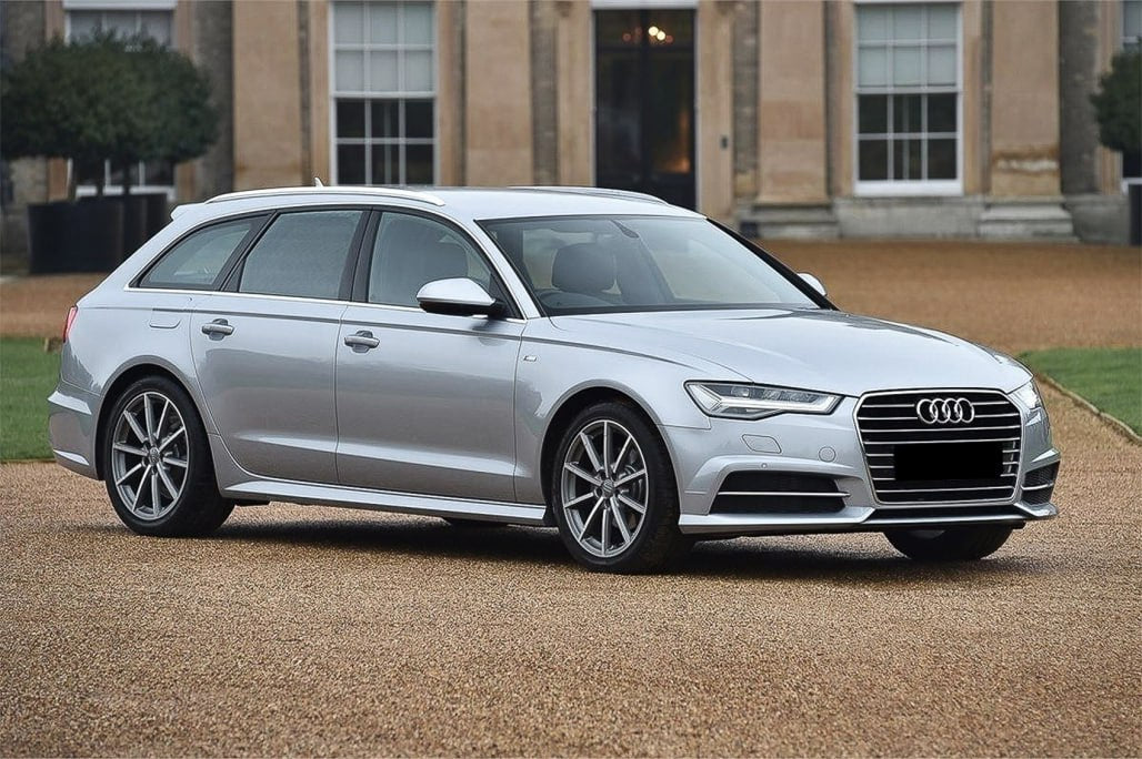 FOG LIGHT GRILLS SUITABLE FOR AUDI A6 4G C7 2015-2018 SLINE CHROME PROFILE