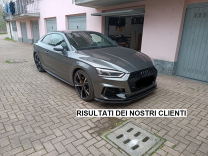 😍SPLITTER SUITABLE FOR AUDI A5 F5 2016-2019 SLINE S5 GLOSSY BLACK😍