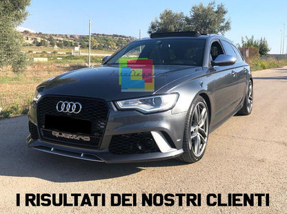 Front Bumper with Center Grille Suitable for Audi A6 C7 4G 2011-2015 RS6