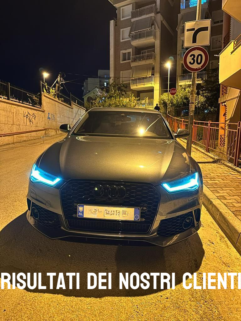 Front Bumper with Center Grille Suitable for Audi A6 C7 4G 2011-2015 RS6