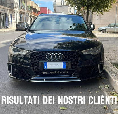 Front Bumper with Center Grille Suitable for Audi A6 C7 4G 2011-2015 RS6