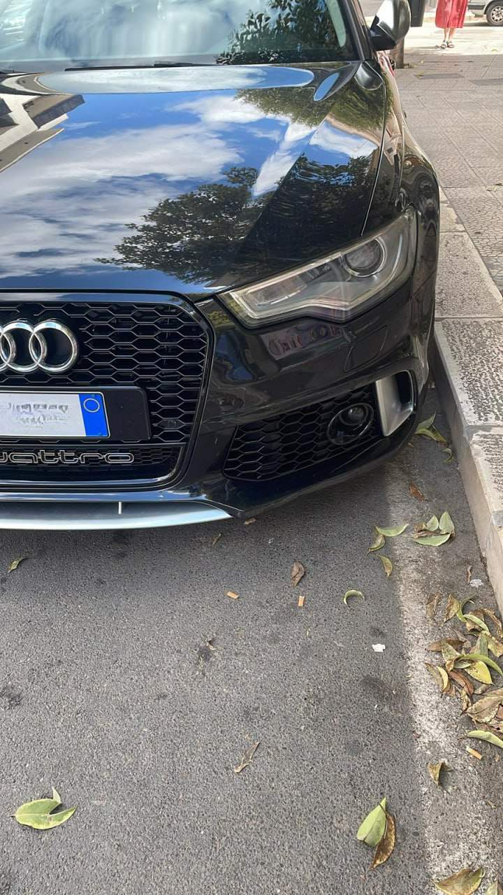 Front Bumper with Center Grille Suitable for Audi A6 C7 4G 2011-2015 RS6