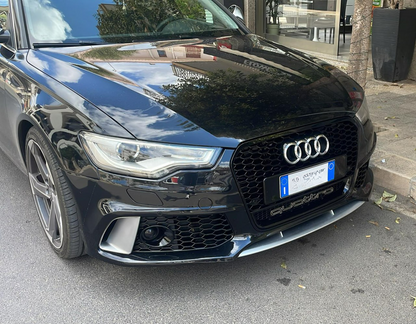 Front Bumper with Center Grille Suitable for Audi A6 C7 4G 2011-2015 RS6