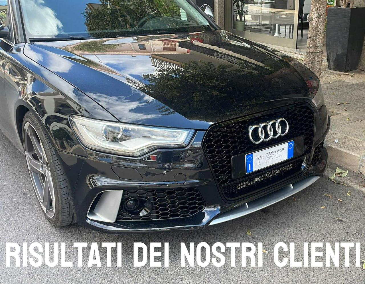 Front Bumper with Center Grille Suitable for Audi A6 C7 4G 2011-2015 RS6