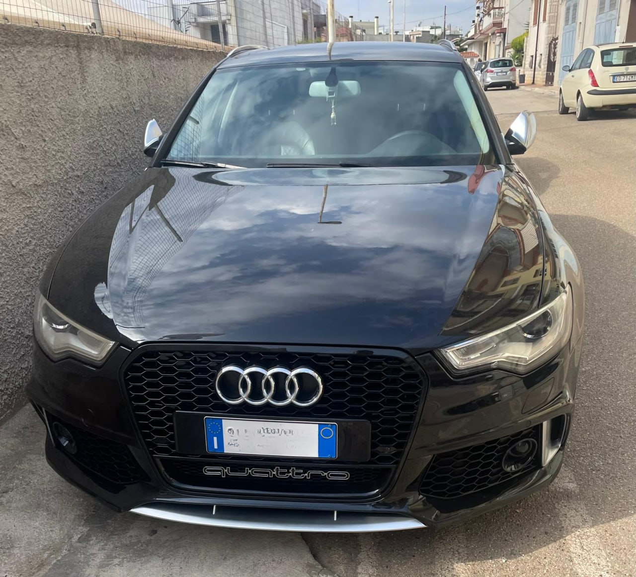 Front Bumper with Center Grille Suitable for Audi A6 C7 4G 2011-2015 RS6