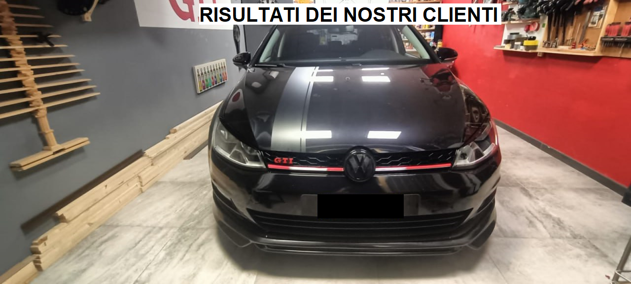 VW GOLF 7 GTI 2012-2016 ABS FRONT BUMPER BLADE SPLITTER LOOK BLACK