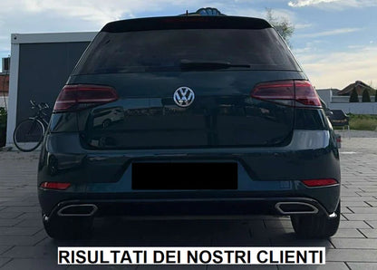 DIFFUSORE ADATTO PER VW GOLF 7.5 2017-2020 LOOK RLINE NERO LUCIDO