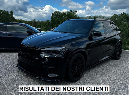BMW 1 SERIES E81 E87 E82 FRONT BUMPER SPLITTER GLOSS BLACK RS LOOK