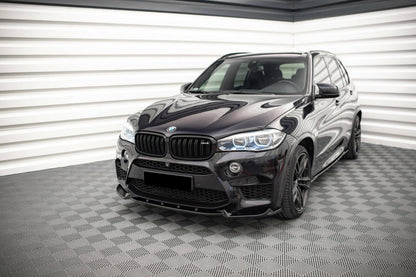 SPLITTER ADATTO PER BMW X5 F15 MX5 X6 F16 MX6 2013-2018 NERO LUCIDO