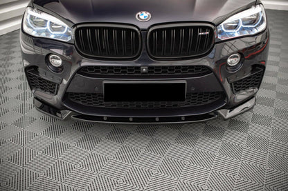 SPLITTER ADATTO PER BMW X5 F15 MX5 X6 F16 MX6 2013-2018 NERO LUCIDO