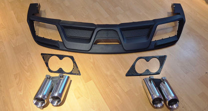 Rear Bumper Rear Diffuser Fit For Mustang 2015 - 2017