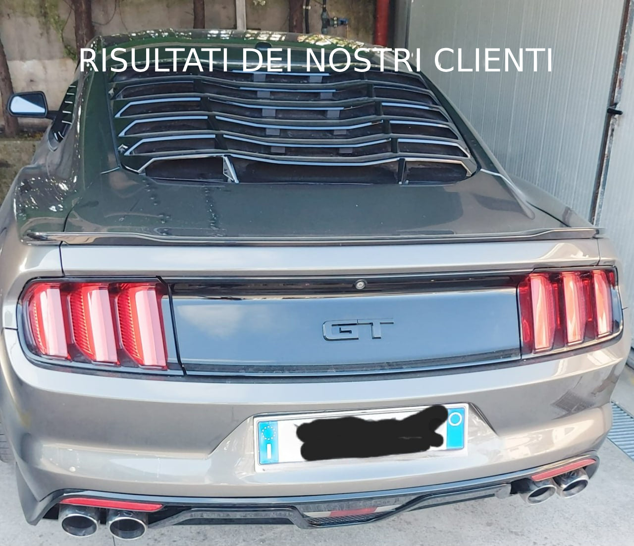 Rear Bumper Rear Diffuser Fit For Mustang 2015 - 2017