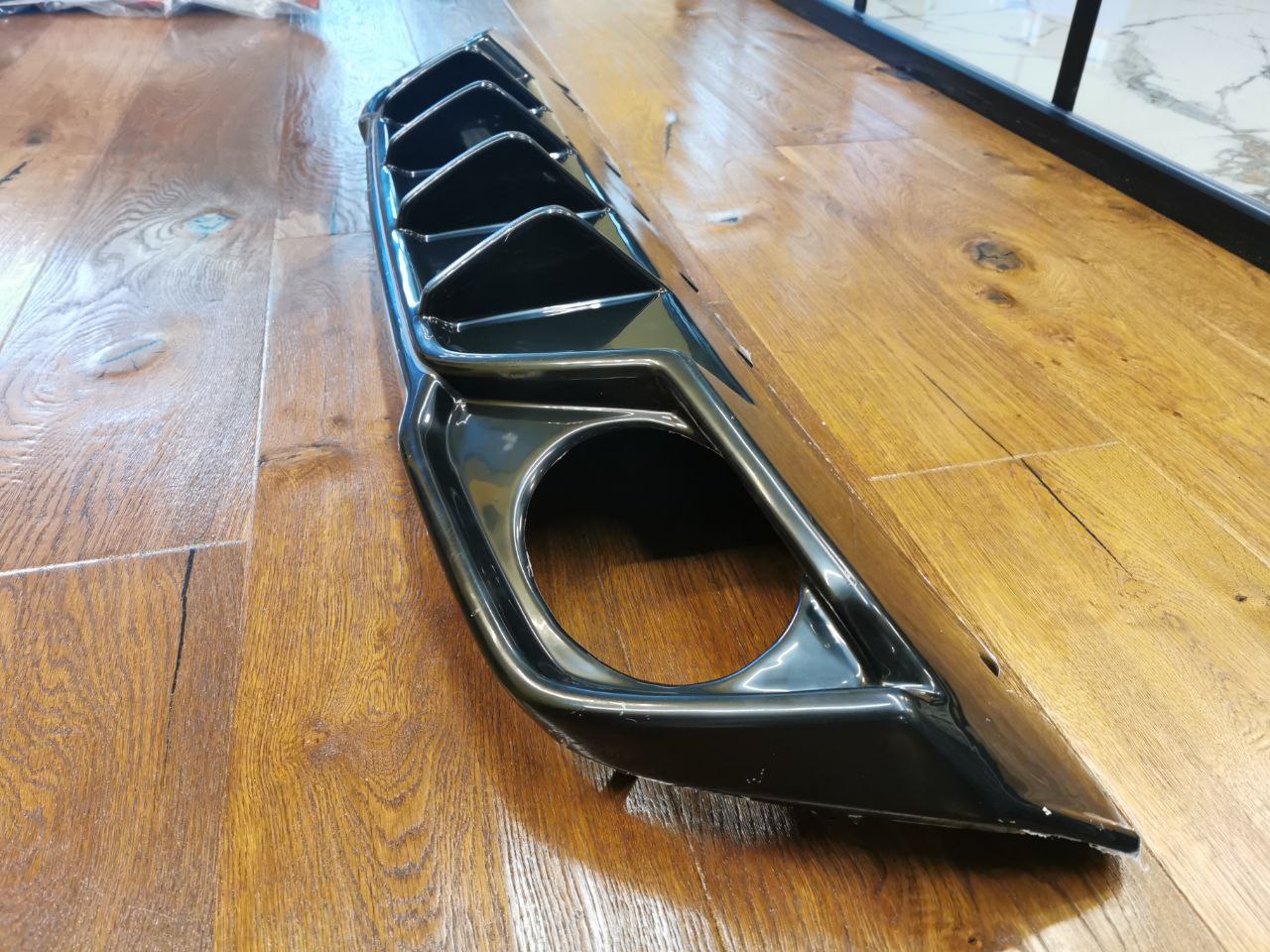 DIFFUSER SUITABLE FOR AUDI A3 8Y SPORTBACK RS3 LOOK TUNING GLOSSY BLACK