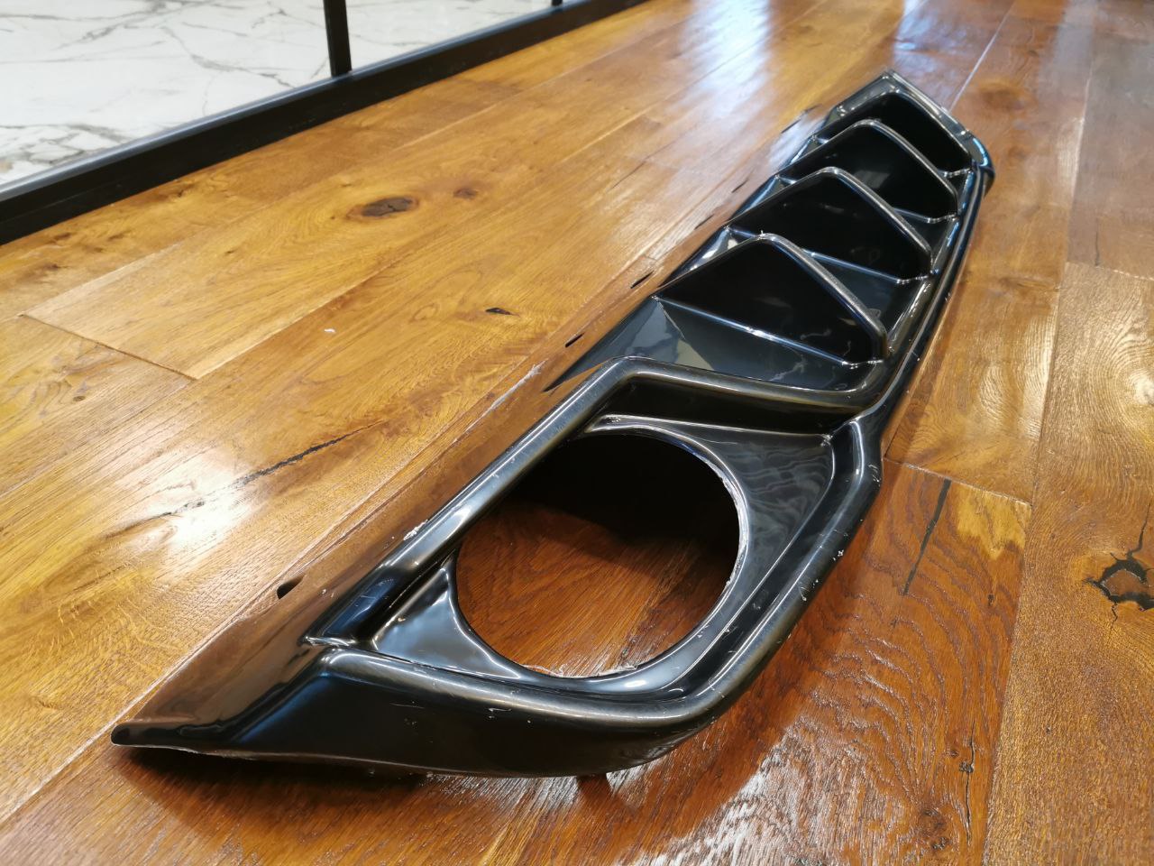 DIFFUSER SUITABLE FOR AUDI A3 8Y SPORTBACK RS3 LOOK TUNING GLOSSY BLACK
