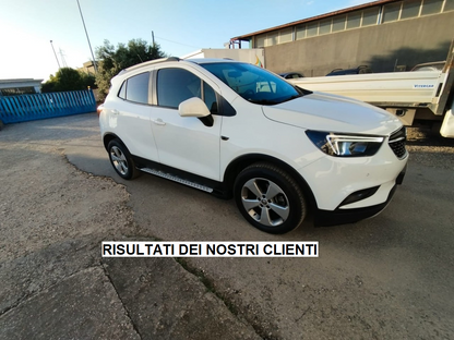 PEDANE LATERALI SOTTOPORTA PER OPEL MOKKA & MOKKA X 2012+ 0260