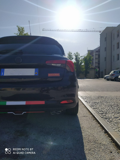 Diffusore ADATTO PER FIAT TIPO con terminali finti