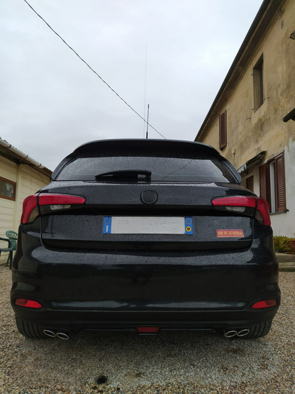 Diffusore ADATTO PER FIAT TIPO con terminali finti